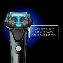 Load image into Gallery viewer, Panasonic Electric Razor for Men, Electric Shaver, ARC5 with Premium Automatic Cleaning and Charging Station, Wet Dry Shaver Men, Cordless Razor, with Pop-Up Trimmer ES-LV97-K, Black
