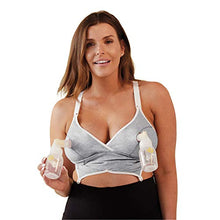 Load image into Gallery viewer, BRAVADO! DESIGNS Original Pumping and Nursing Bra in Cotton-Modal | Dove Heather | M
