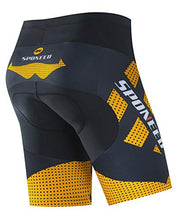 Load image into Gallery viewer, sponeed Cycling Shorts Padded Men Cycling Pants Riding Road Bike Underwear US S Gold Yellow
