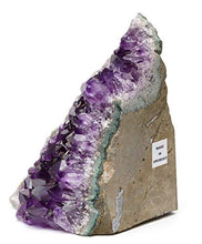 Load image into Gallery viewer, DesertUSA Uruguayan Amethyst Cut Base from Basalt (1/2 to 1 lb, Deep Purple Amethyst) Plus, Bonus Mineral Included
