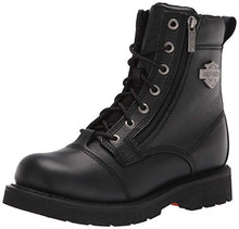 Load image into Gallery viewer, HARLEY-DAVIDSON FOOTWEAR Men's Landry 6" Lace Motorcycle Boot, Black, 8.5
