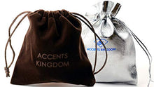 Load image into Gallery viewer, Accents Kingdom Women's Magnetic Hematite Fashion Necklace with Simulated Turquoise Round Bead, 18"
