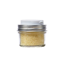 Load image into Gallery viewer, Jarware Spice Lids for Regular Mouth Mason Jars, Set of 2, Black and White
