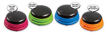 Load image into Gallery viewer, Learning Resources Recordable Answer Buzzers, Personalized Sound Buzzer, Recordable Buttons, Perfect for Game Nights, Set of 4, Ages 3+
