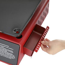 Load image into Gallery viewer, Royal Gourmet PD1301R 24-Inch 3-Burner Portable Table Top Gas Grill Griddle, 25,500 BTUs, Red
