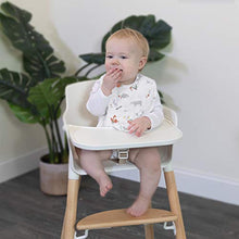Load image into Gallery viewer, aden + anais Snap Baby Bib, 100% Cotton Muslin, 3 Layer Burp Cloth, Super Soft &amp; Absorbent for Infants, Newborns and Toddlers, Adjustable with Snaps, 3 Pack, Naturally
