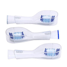 Load image into Gallery viewer, Travel Electric Toothbrush Heads Cover Plastic Protective Cap Case Compatible with Oral-B Long Dual-Heads Replacement Tooth Brush Heads(6 Pack) Clear

