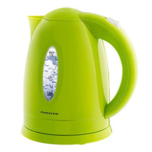 Load image into Gallery viewer, Ovente Electric Kettle 1.7 Liter Cordless Hot Water Boiler, 1100W with Automatic Shut-Off and Boil Dry Protection, Fast Boiling BPA-Free Portable Instant Heater for Making Tea, Coffee, Black KP72B
