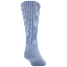 Load image into Gallery viewer, Gold Toe Men's 656s Cotton Crew Athletic Socks, Multipairs, Washed Blue Heather (6-Pairs), Large
