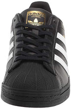 Load image into Gallery viewer, adidas Originals mens Superstar Sneaker, Core Black/White/Core Black, 8.5 US
