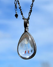 Load image into Gallery viewer, Handmade Dandelion Seed Necklace for Women, Wish Gift Idea, Quality Glass, Not Resin, Louisiana Artisan USA
