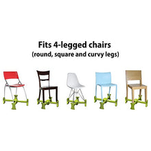 Load image into Gallery viewer, KABOOST Booster Seat for Dining Table, Green - Goes Under The Chair - Portable Chair Booster for Toddlers and Grown Ups
