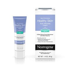Load image into Gallery viewer, Neutrogena Healthy Skin Anti-Wrinkle Retinol &amp; Vitamin E Daily Moisturizer with SPF 15 Sunscreen, Oil-Free Face &amp; Neck Cream with Retinol, Vitamin E, Vitamin A &amp; Vitamin B5, 1.4 oz
