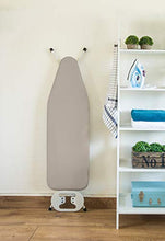 Load image into Gallery viewer, Encasa Homes Replacement Ironing Board Cover with Extra Thick Pad, Plain Colors, Elasticated, (Fits Standard Large Boards of 15 x 54 inch) Heat Reflective, Scorch Resistant, Heavy Duty - Beige
