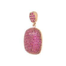Load image into Gallery viewer, Fantastic Design! Turkish Handmade Jewelry Round Cut Pink Ruby Zircon Stone 925 Sterling Silver Pendant
