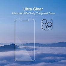 Load image into Gallery viewer, Ailun 2Pack Screen Protector Compatible for iPhone 13 Pro [6.1 inch] Display 2021 + 2 Pack Camera Lens Protector,Tempered Glass Film,[9H Hardness] - HD [Not for iPhone 13 Pro Max]
