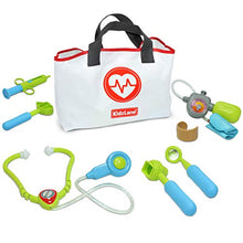 Load image into Gallery viewer, Kidzlane Play Doctor Kit for Toddlers and Kids - Kids Doctor Play Set - 7 Piece Dr Set with Medical Storage Bag and Electronic Stethoscope for Kids Ages 3+
