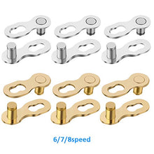 Load image into Gallery viewer, LUFFYLIVE Multi-Function Bike Mechanic Repair Kit - Chain Breaker and Chain Checker Include 3 Pairs Bicycle Missing Link for 6, 7, 8 Speed Chain, Reusable
