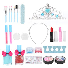 Load image into Gallery viewer, Children's make-up toys, children's make-up, washable, non-toxic, gentle and safe, rich and interesting girl make-up set birthday gift
