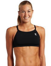 Load image into Gallery viewer, TYR Women's Durafast Diamondfit Workout Bikini for Swim Racing and Training, Black, Small
