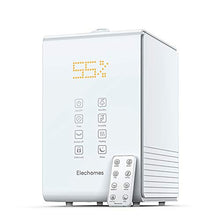 Load image into Gallery viewer, Elechomes Warm and Cool Mist Humidifiers, SH8820 Top Fill 5.5L Humidifier for Large Room Bedroom Plants with Remote Control, 20db Ultra Quiet, LED Display, 600ml/h Max Humidity, Auto Shut-off, White
