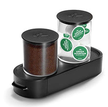 Load image into Gallery viewer, Keurig K-Cup Pod &amp; Ground Coffee Storage Unit, Coffee Storage, Holds up to 12 ounces of Ground Coffee &amp; 12 K-Cup Pods, Black
