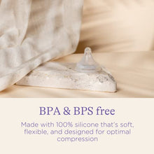 Load image into Gallery viewer, Lansinoh Baby Bottles for Breastfeeding Babies, 5 Ounces, 3 Count, Includes 3 Slow Flow Nipples (Size 2S)
