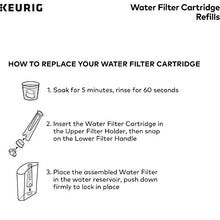 Load image into Gallery viewer, Keurig Water Filter Refill Cartridges, Replacement Water Filter Cartridges, Compatible with 2.0 K-Cup Pod Coffee Makers, 2 Count
