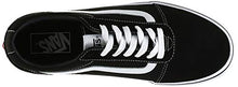 Load image into Gallery viewer, Vans Men's Low-Top Sneakers, Black Suede Canvas Black White C24, 9 UK
