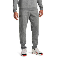 Load image into Gallery viewer, Under Armour Men's Rival Fleece Pants , Pitch Gray Light Heather (012)/Onyx White , XX-Large
