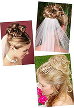 Load image into Gallery viewer, canjoyn 24 Pcs Bridal Gem Spin Hair Pins Swirl Hair Twists Coils Wedding Spiral Twist Hairpins Shiny Rhinestone Crystal Twisters Metal Spiral Updo Prom (White)
