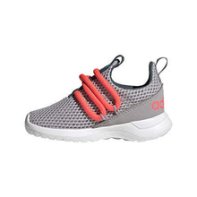 Load image into Gallery viewer, adidas Baby Lite Racer Adapt 3.0 Running Shoe, Glory Grey/Pink/Cyan, 5K
