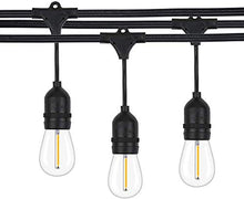 Load image into Gallery viewer, 15 Pack EMITTING Shatterproof &amp; Waterproof S14 Replacement LED Light Bulbs –1W S14 LED Bulbs, Warm White 2200K, Outdoor String Lights Vintage LED Filament Bulb, E26 Base Edison Plastic Bulb.
