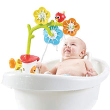 Load image into Gallery viewer, Yookidoo Baby Bath Mobile - Spinning Flowers and Swiveling Fountain for Newborn and Toddler Bath Time Sensory Development (Tub Not Included) - Attaches to Any Size Tub Wall - 0-2 yrs.
