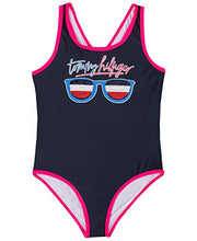 Load image into Gallery viewer, Tommy Hilfiger Kids One-Piece Reversible Navy Blazer Medium (8-10 Big Kids)
