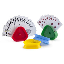 Load image into Gallery viewer, Brybelly Triangle Shaped Hands-Free Playing Card Holder, Original Version
