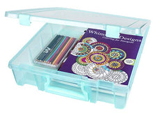 Load image into Gallery viewer, ArtBin 6955RK Super Satchel 1-Compartment Box, Art &amp; Craft Organizer, 1-Pack, Translucent Blush
