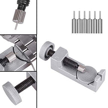 Load image into Gallery viewer, Watch Band Strap Link Pins Remover Repair Tool,24 in 1 Kit with 6 Extra Tips Replacement,20PCS Cotter Pin,Spring Bar Tool Set,1PCS Head Hammer
