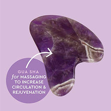 Load image into Gallery viewer, Jade Roller for Face – Amethyst Derma Roller and Gua Sha Set for Skincare, Face Roller and Dark Circles Under Eye Treatment
