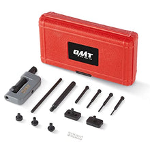 Load image into Gallery viewer, Orion Motor Tech Chain Breaker Tool Kit, 13pc Motorcycle Chain Breaking Riveting Hand Tool Set with C Frame 3 Anvils 6 Break Tips, Bicycle and Motorcycle Repair Kit for Cam and 25 to 630 Chains, Red
