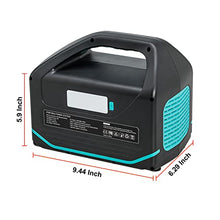 Load image into Gallery viewer, Portable Power Station 500W/555WH,Solar Generator With PD 60w and 18W 2USB Quick Charge,110V/60Hz 2AC Outlets,DC Ports and LED Flashlight,Emergency Power Supply,for Outdoor,Camping,Travel and Home Use
