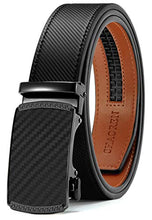 Load image into Gallery viewer, Mens Belt, Chaoren Ratchet Belt Dress with 1 3/8" Genuine Leather, Slide Belt with Easier Adjustable Buckle, Trim to Fit

