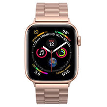 Load image into Gallery viewer, iiteeology Compatible with Apple Watch Band 38mm 40mm, Stainless Steel iWatch Band Replacement Strap for iWatch SE &amp; Series 6 5 4 - Gold
