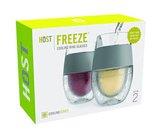 Load image into Gallery viewer, FREEZE Cooling Wine Glasses (Set of 2) by HOST
