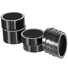Load image into Gallery viewer, Sumind 11 Pieces Bike Carbon Fiber Headset Spacer Bicycle 1-1/8 Inch 20 15 10 5 3 2 1 mm, 7 Size
