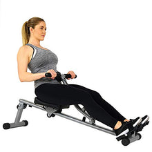 Load image into Gallery viewer, Sunny Health &amp; Fitness SF-RW1205 Rowing Machine Rower w/ 12 Level Adjustable Resistance, Digital Monitor and 220 LB Max Weight
