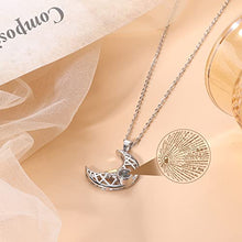 Load image into Gallery viewer, Thunaraz Matching Necklace Bracelets for Couples Sun and Moon Magnetic Projection Necklace Couples Bracelets Relationship Best Friend Bracelets Couples Jewelry
