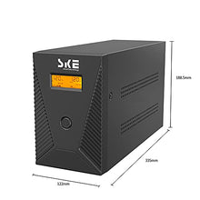 Load image into Gallery viewer, 1500VA UPS Battery Backup 900W Intelligent LCD Battery Backup and Surge Protector,Uninterruptible Power Supply,Battery Backup for Computer

