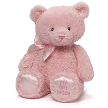 Load image into Gallery viewer, Baby GUND My First Teddy Bear Stuffed Animal Plush, Pink, 15"
