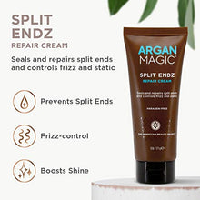 Load image into Gallery viewer, Argan Magic Split Endz Repair Cream - Instantly Binds Frayed and Separated Ends While Preventing Future Breakage | Controls Frizz | Made in USA, Paraben Free, Cruelty Free (6 oz)
